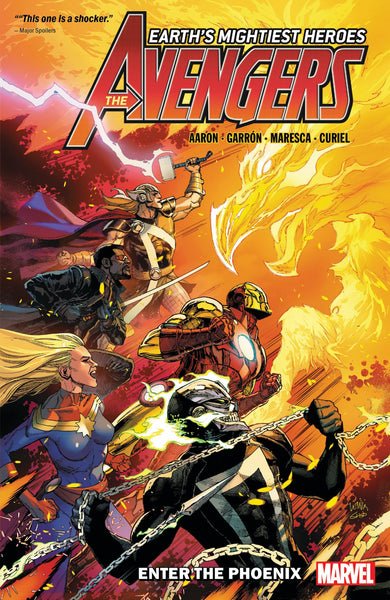 AVENGERS BY JASON AARON VOL. 8: ENTER THE PHOENIX [Paperback] Aaron, Jason; Keown, Dale; Garron, Javier and Yu, Leinil  - Very Good