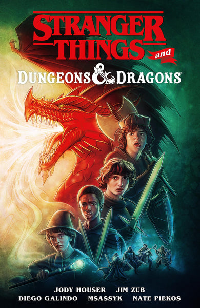 Stranger Things and Dungeons & Dragons (Graphic Novel) [Paperback] Houser, Jody; Zub, Jim and Galindo, Diego  - Very Good