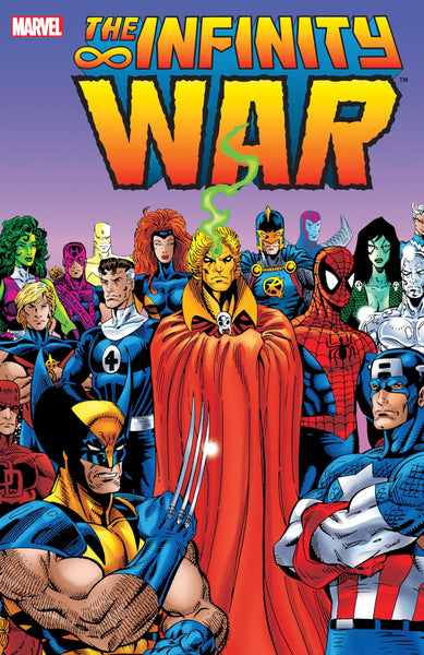 The Infinity War Marvel Graphic Novel Comic Book - Very Good
