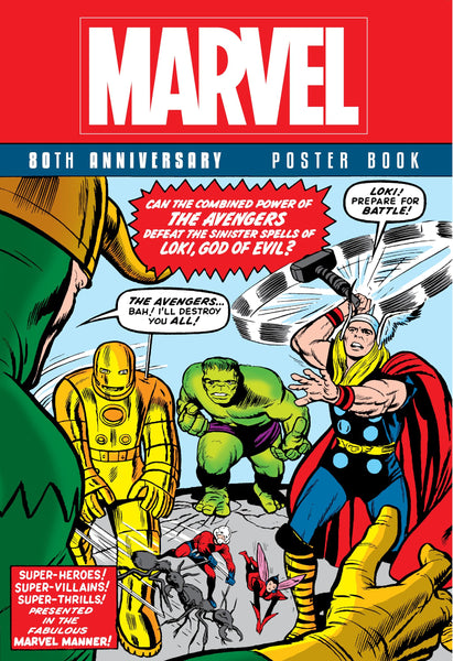 MARVEL 80TH ANNIVERSARY POSTER BOOK TPB Marvel Comics