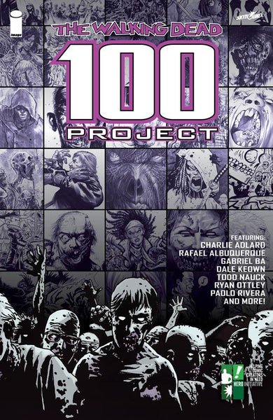 The Walking Dead 100 Project [Paperback] Kirkman, Robert; Adlard, Charlie and Rathburn, Cliff  - Very Good