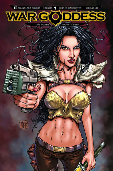 War Goddess Volume 1 Signed Hardcover HC Avatar Press - Very Good